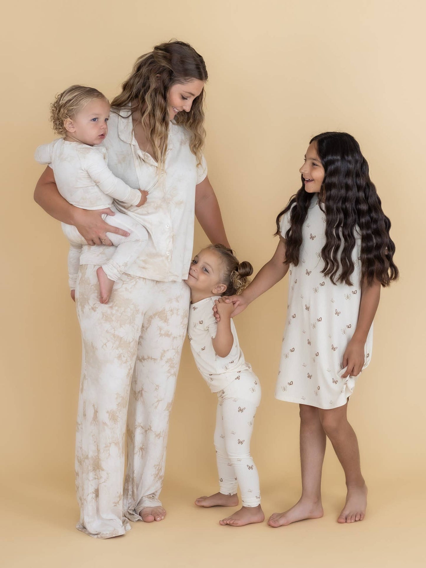 Tie Dye Zip Romper (Bamboo)