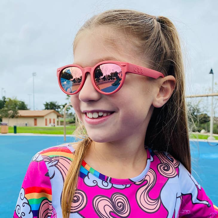 Round Sunglasses: Dusty Rose 5yrs+