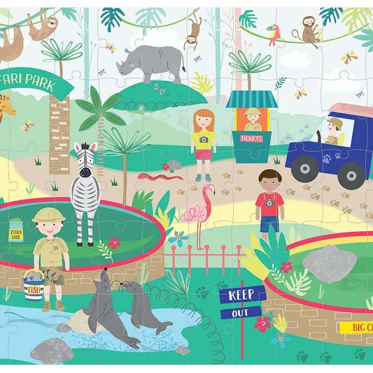 Jungle 50pc Magic Moving Puzzle