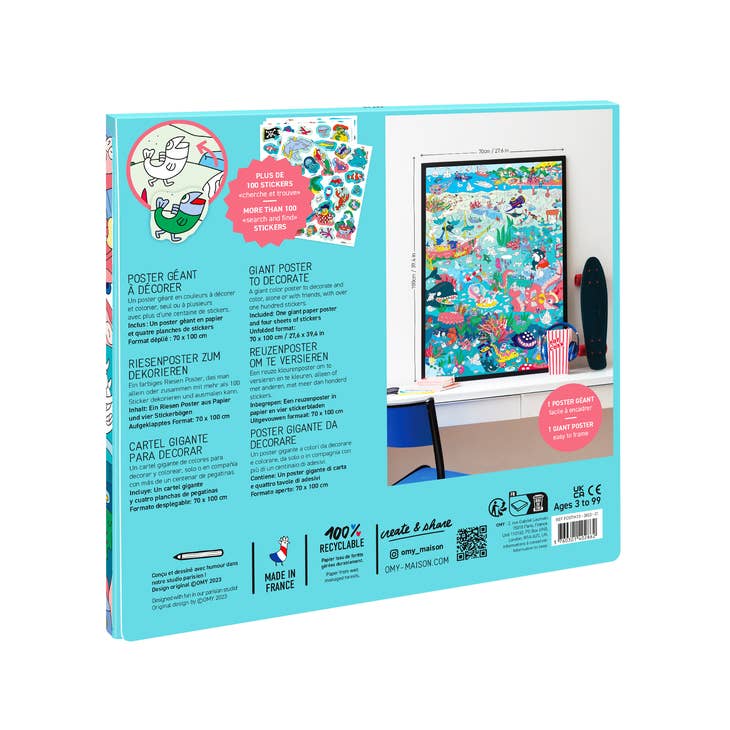 Ocean Giant search & find poster