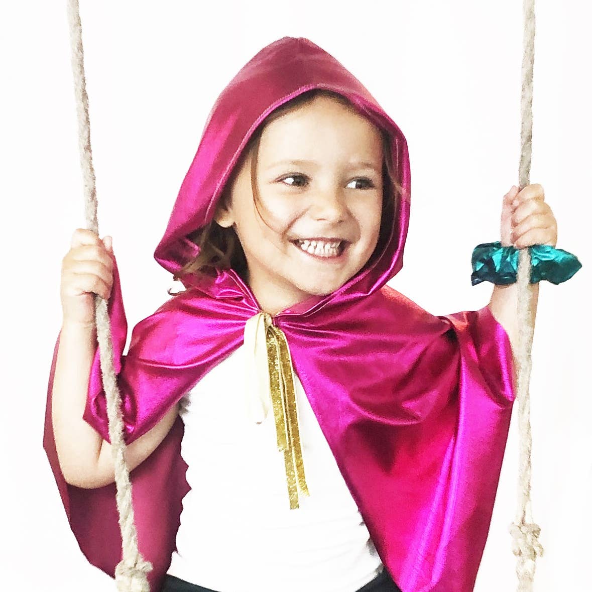 Pink Metallic Cape