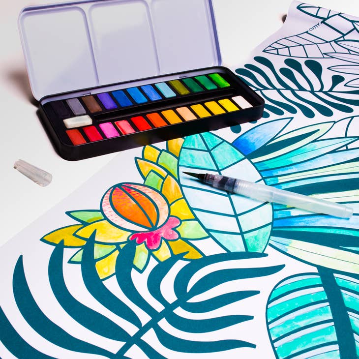 Watercolor paint kit