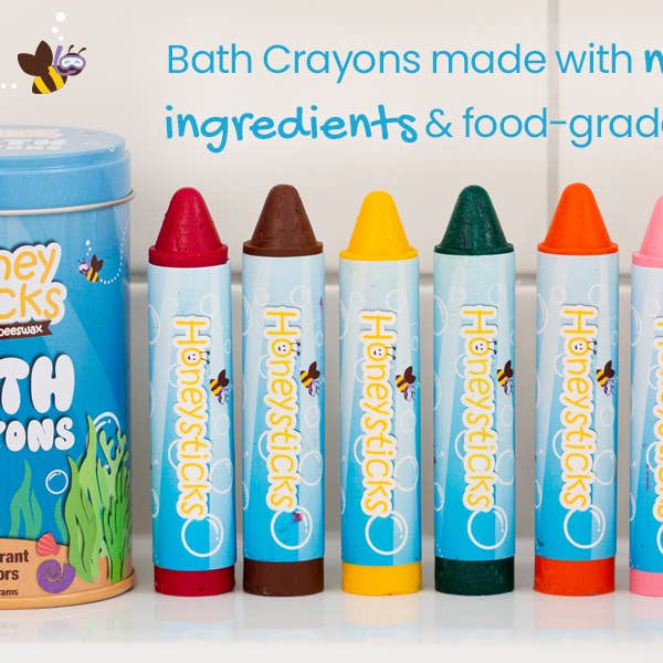 Honeysticks All Natural and Food-grade Bath Crayons