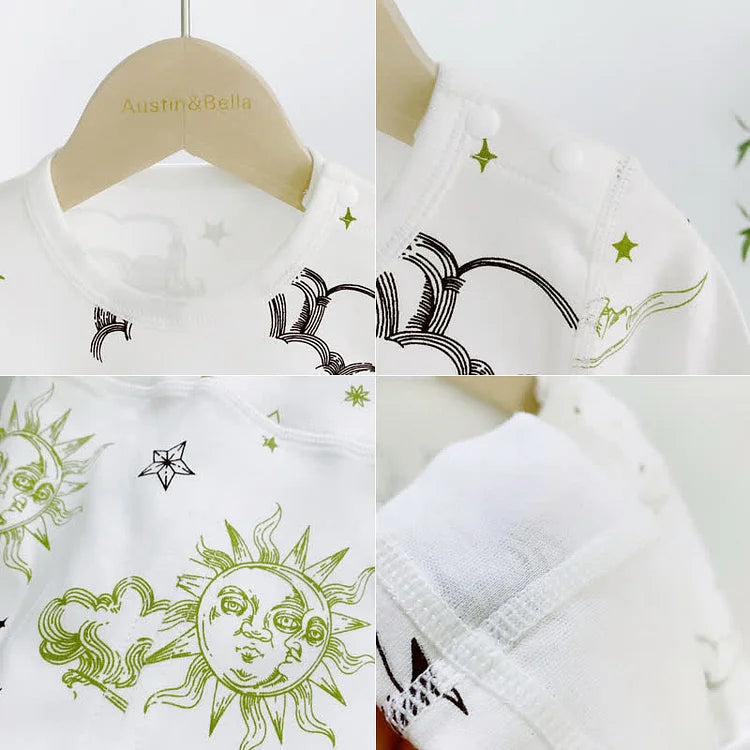 90's Moon and Stars PJ Set