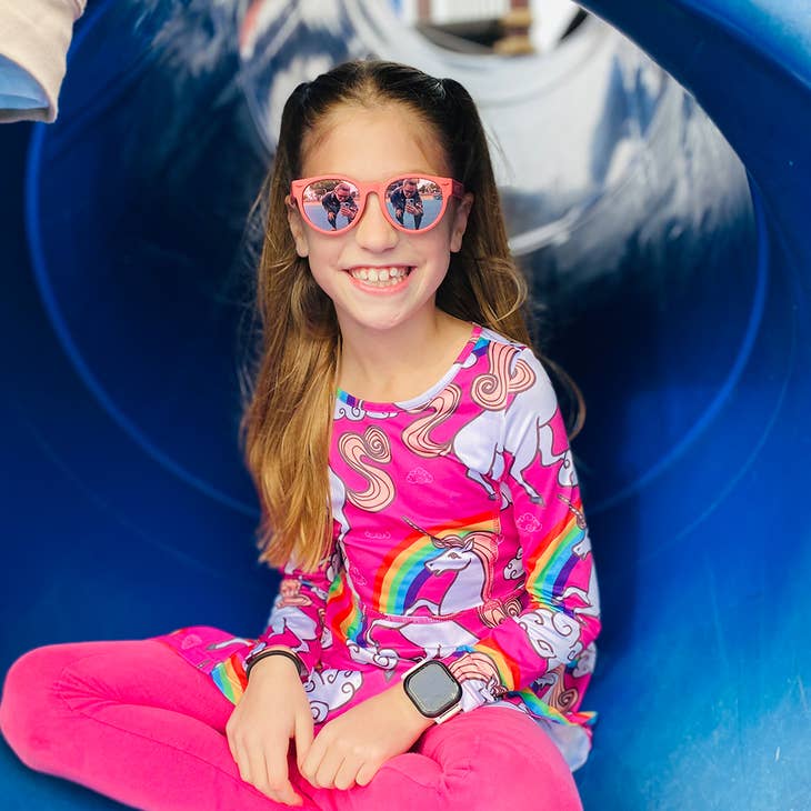 Round Sunglasses: Dusty Rose 5yrs+