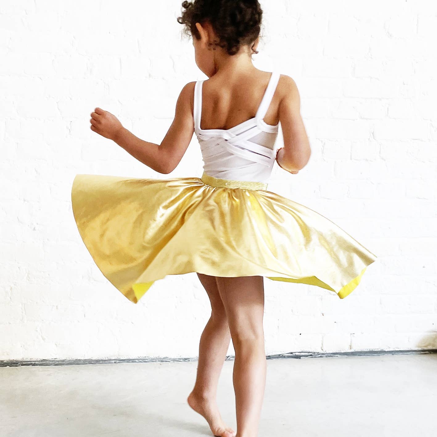 Metallic Gold Skirt