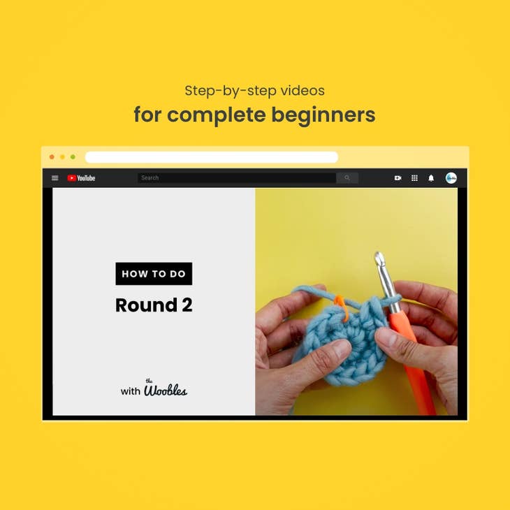 Jojo the Bunny Beginner Crochet Kit