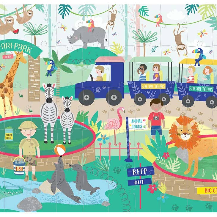 Jungle 50pc Magic Moving Puzzle