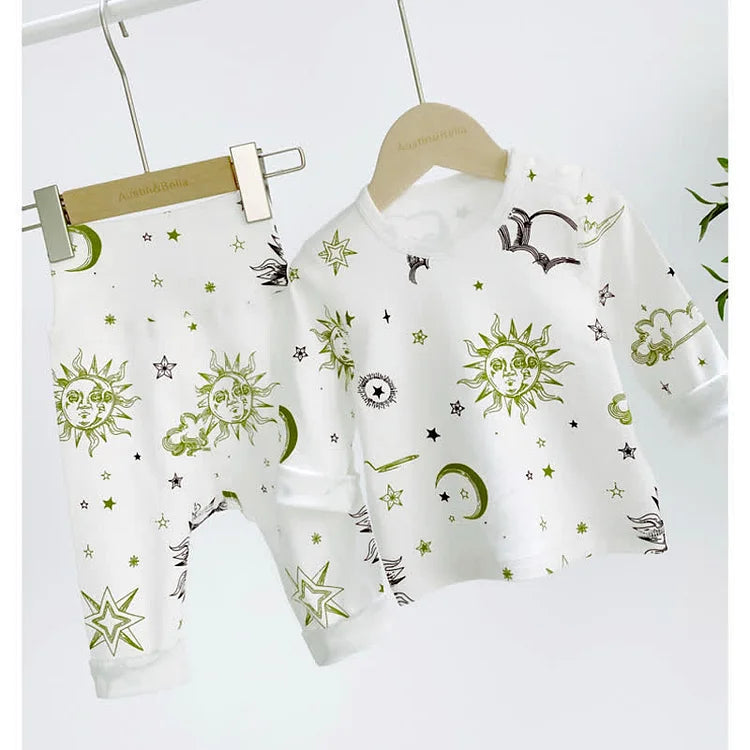 90's Moon and Stars PJ Set
