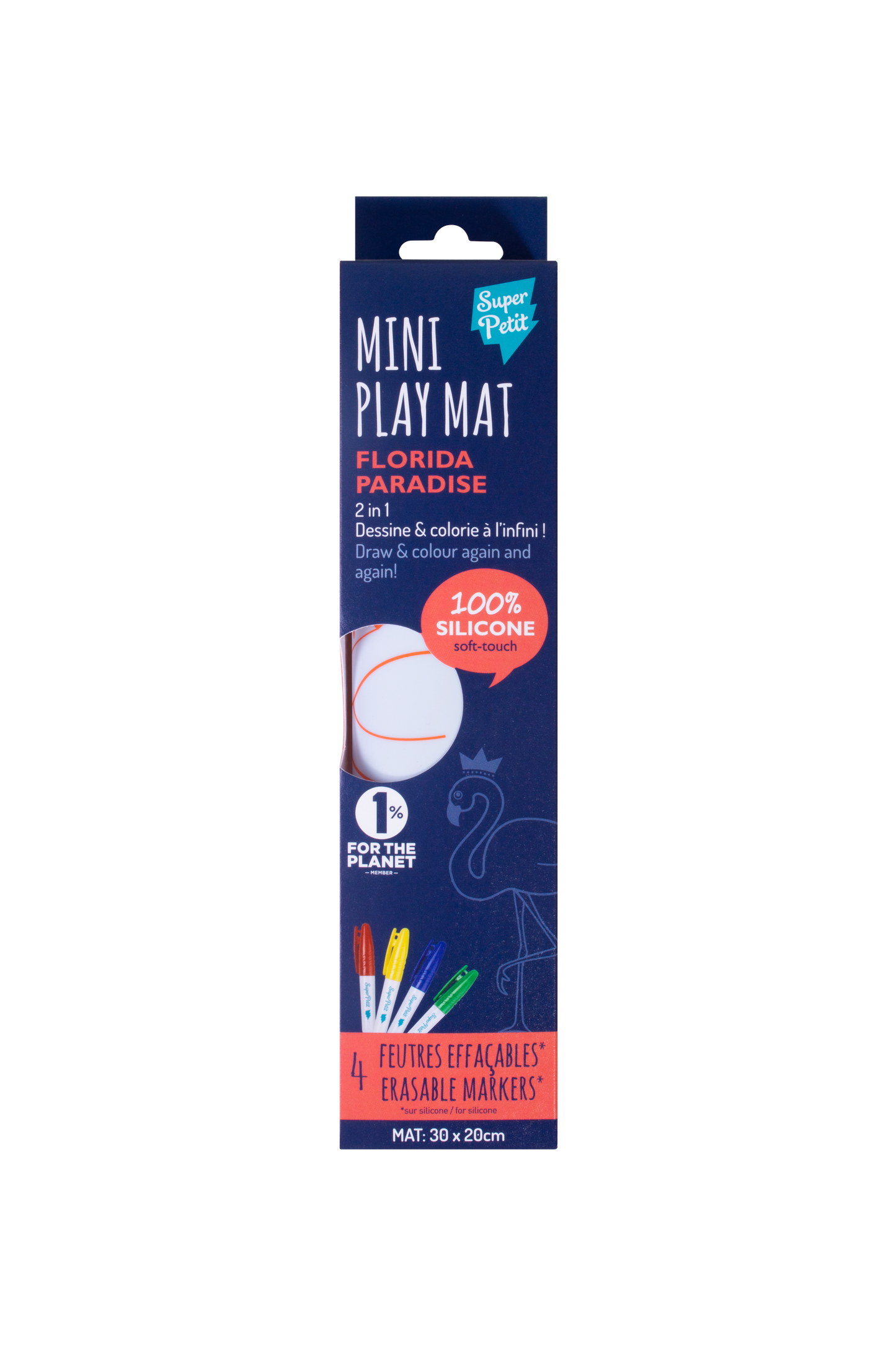 Mini Silicone Coloring Mat (reversible)