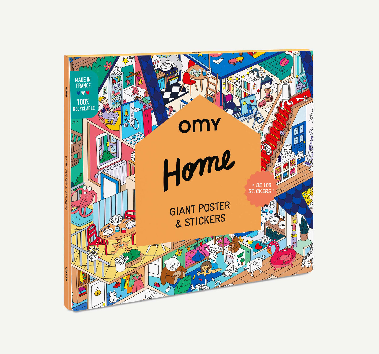 HOME GIANT STICKER POSTER