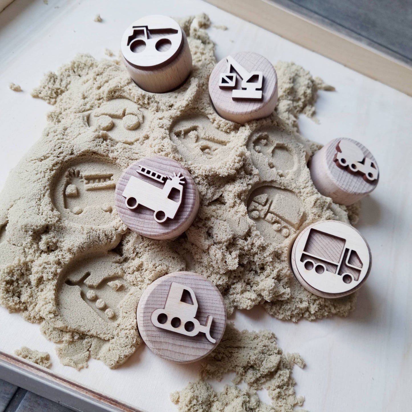 Wooden Stamp Set Construction