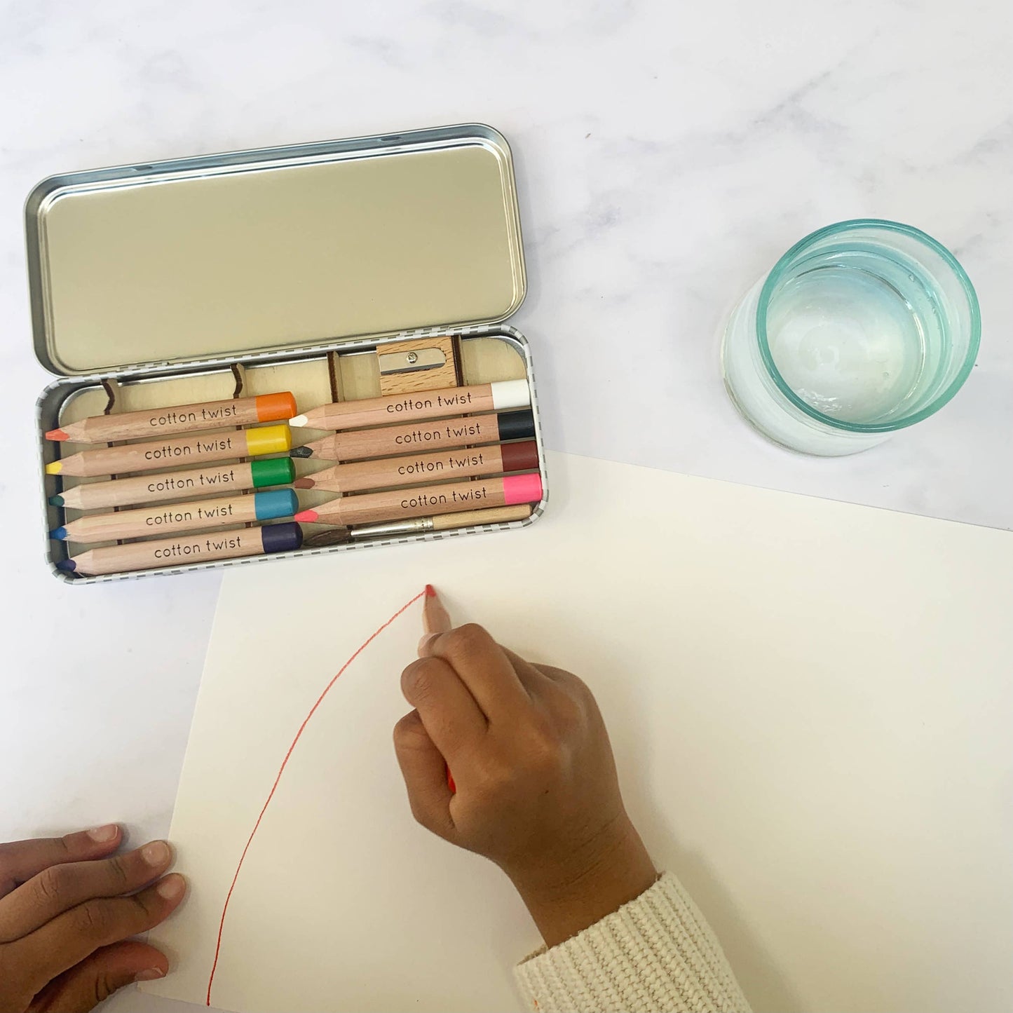 Jumbo Watercolour Pencils+Tin