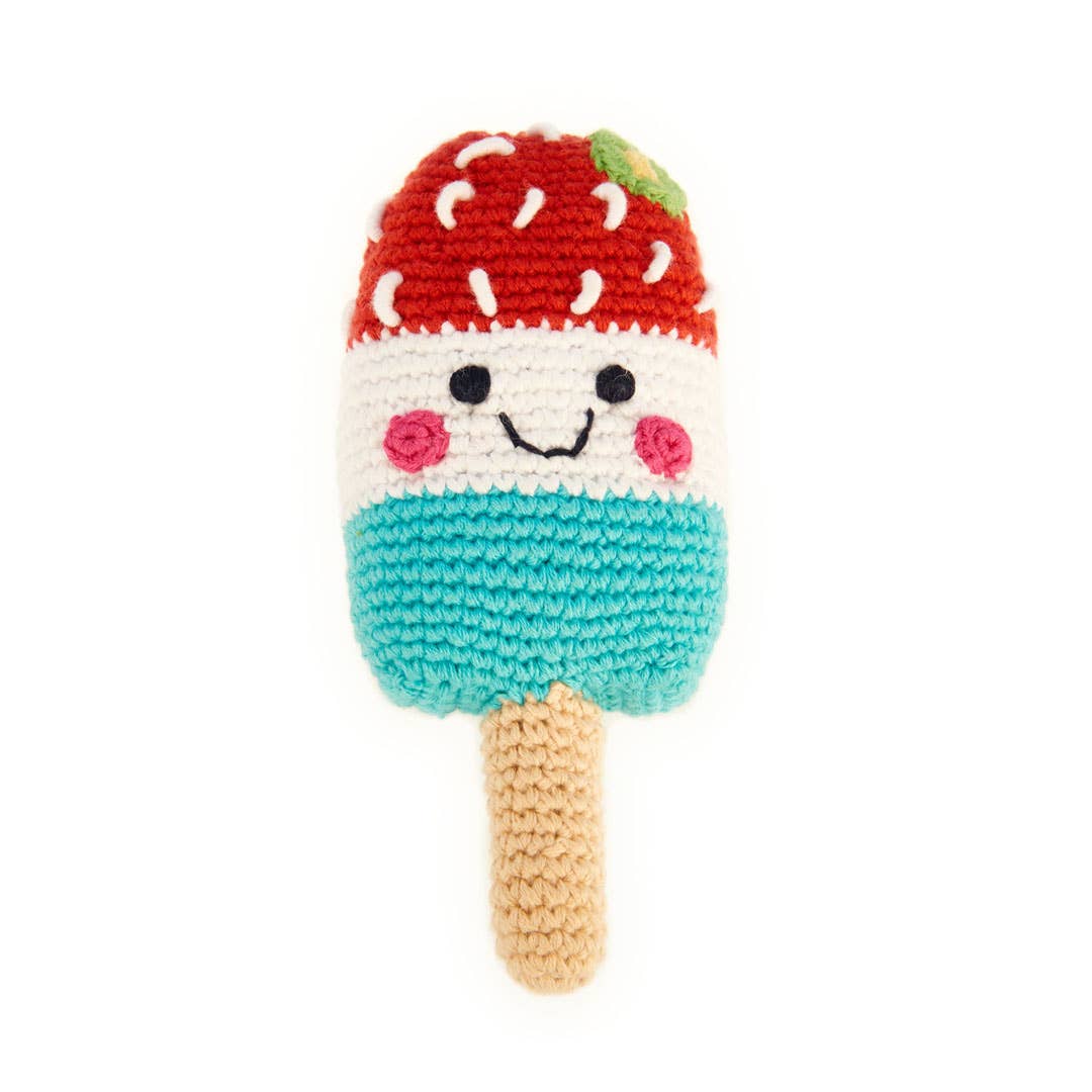 Red with White and Blue Popsicle