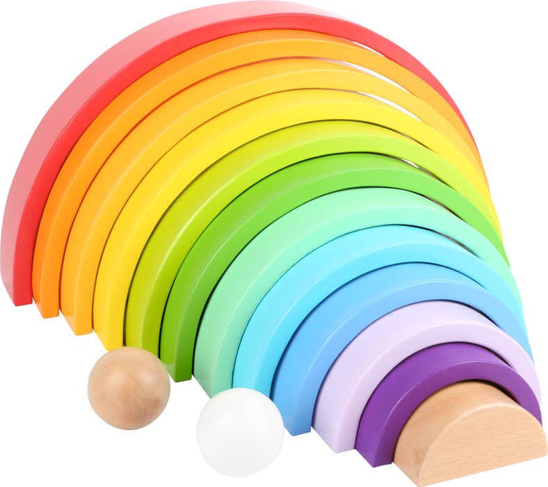 XL Wooden Rainbow Playset