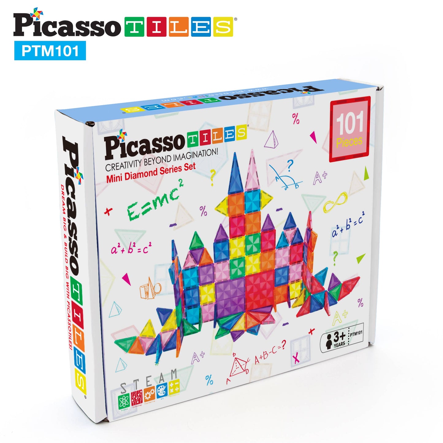 Mini Diamond Magnetic Tile Set (151 pcs)