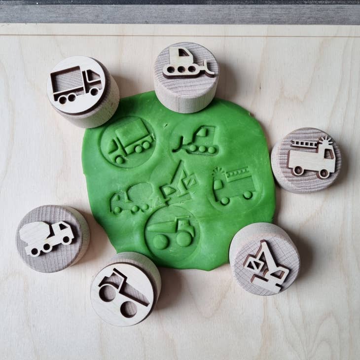 Wooden Stamp Set Construction