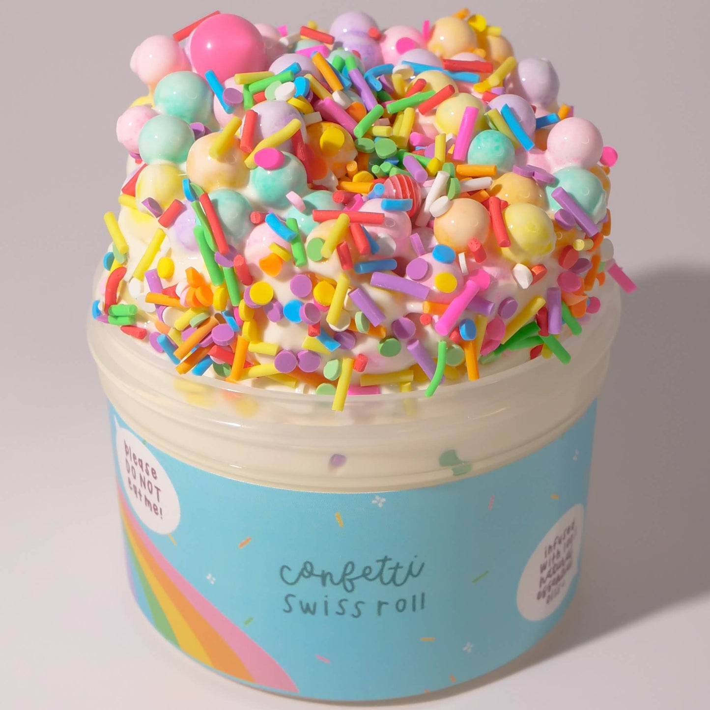 Confetti Swiss Roll Slime - 7OZ