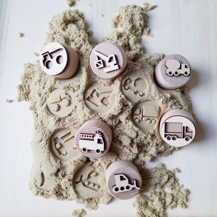 Wooden Stamp Set Construction