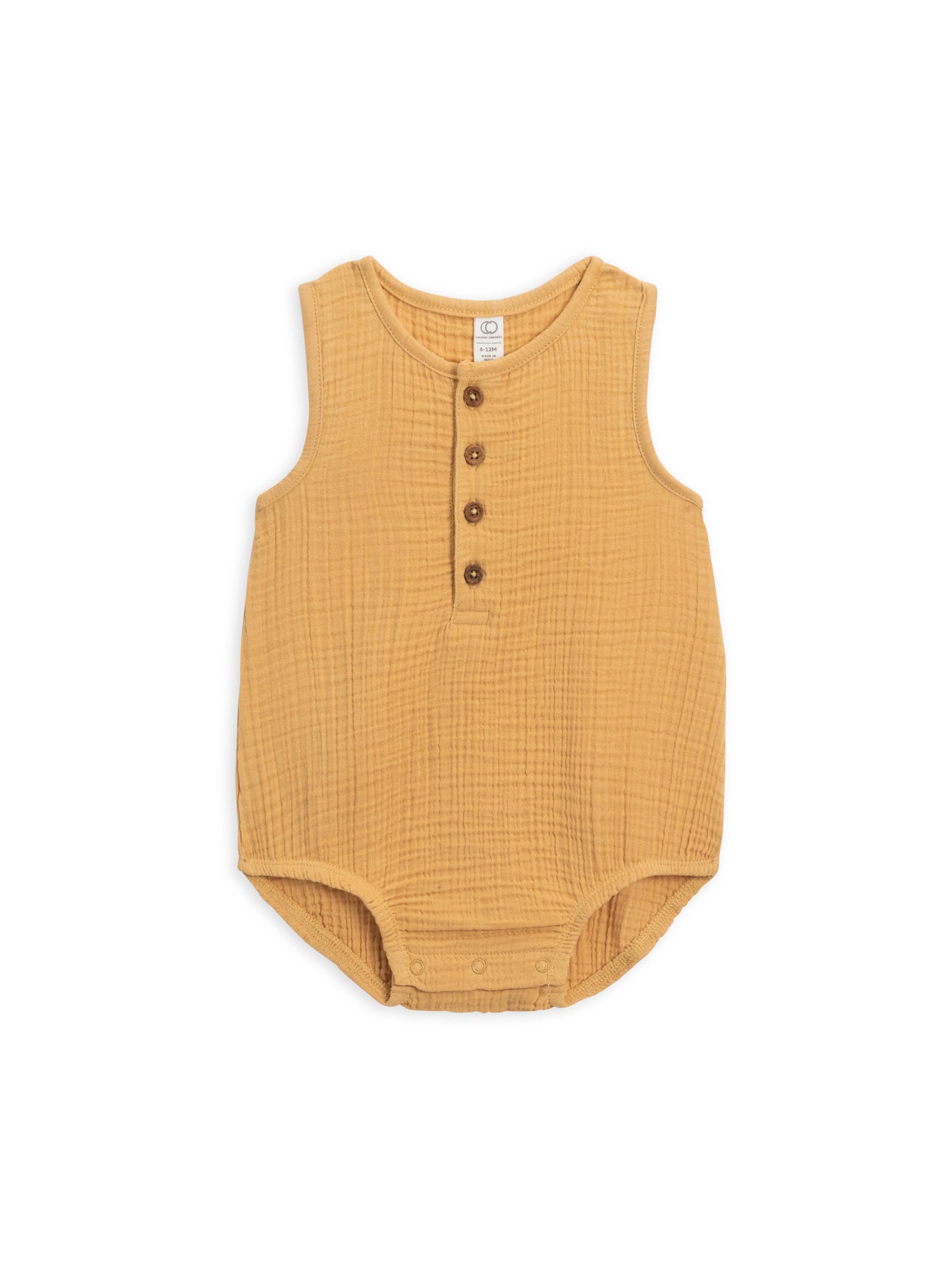 Honey Muslin Romper (Organic)