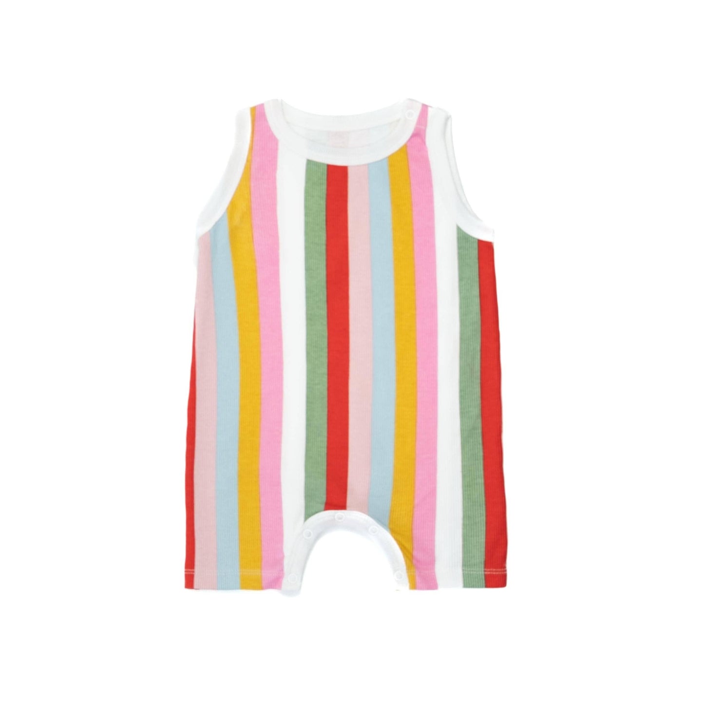 Rainbow Stripe Romper