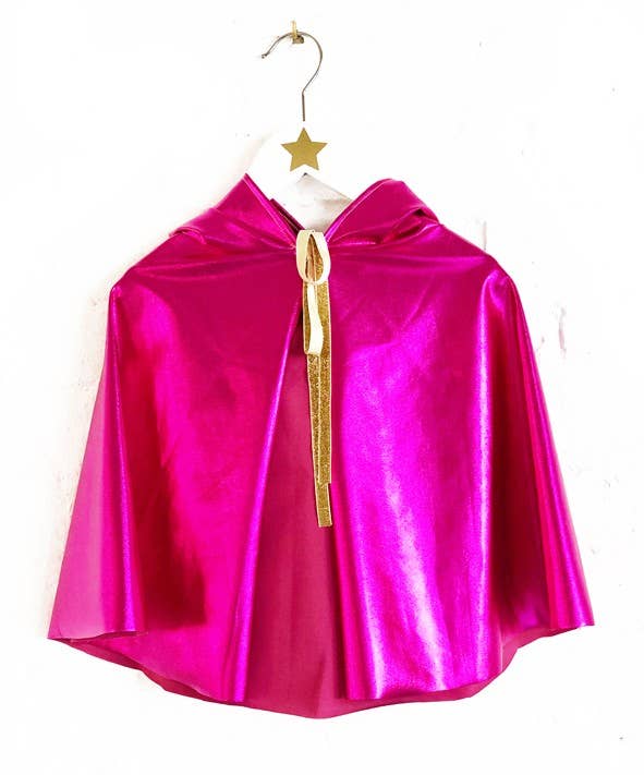 Pink Metallic Cape