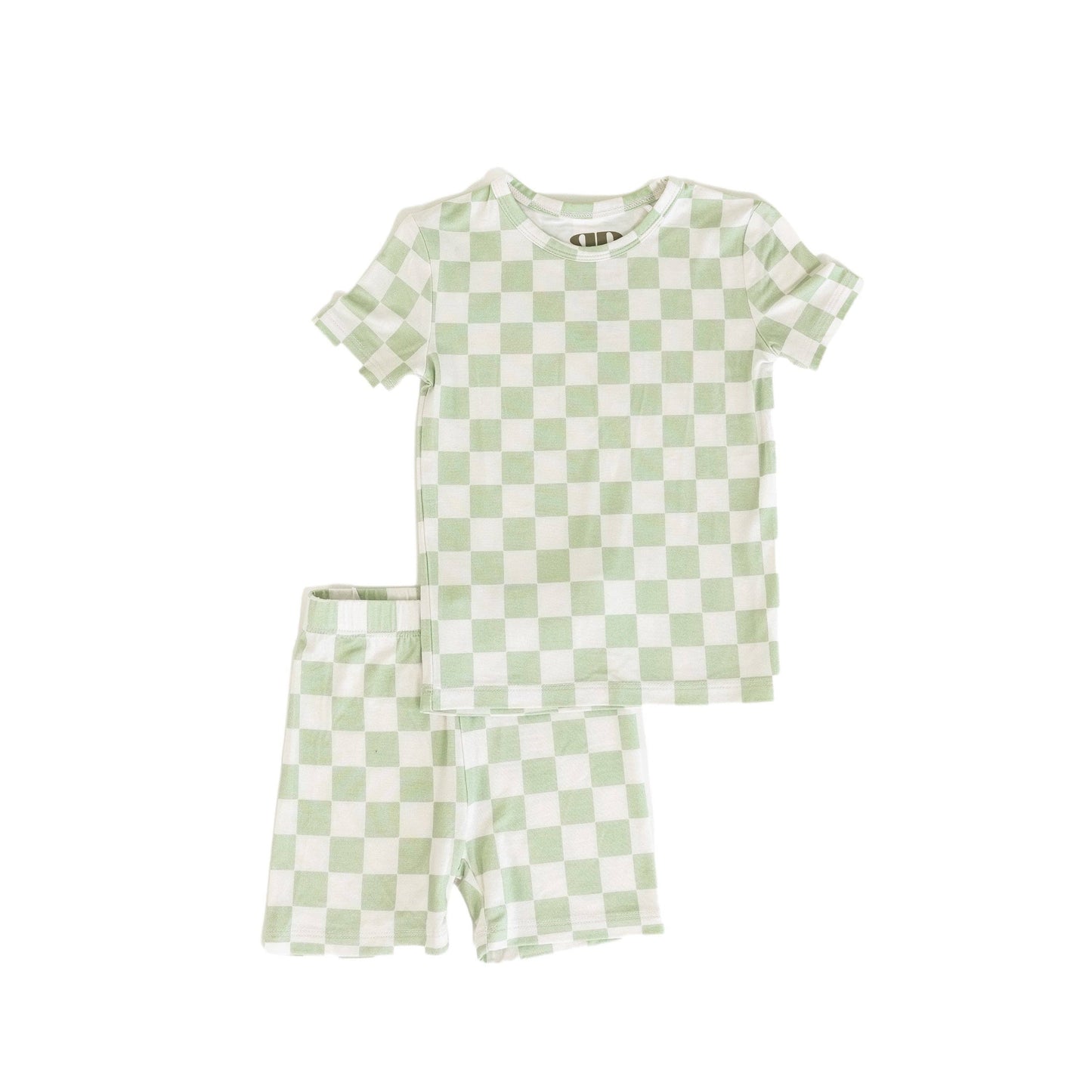 Short Checker Pjs (Bamboo Two Piece)