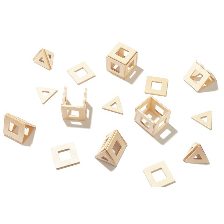 Earthtiles - Wooden Magnetic Tiles (Natural Birch)