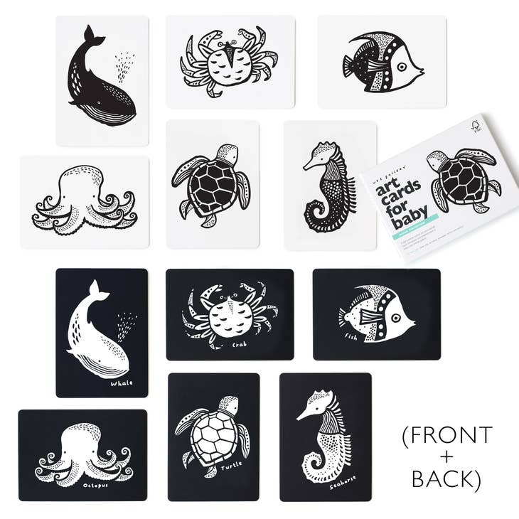 Ocean Newborn Art Cards