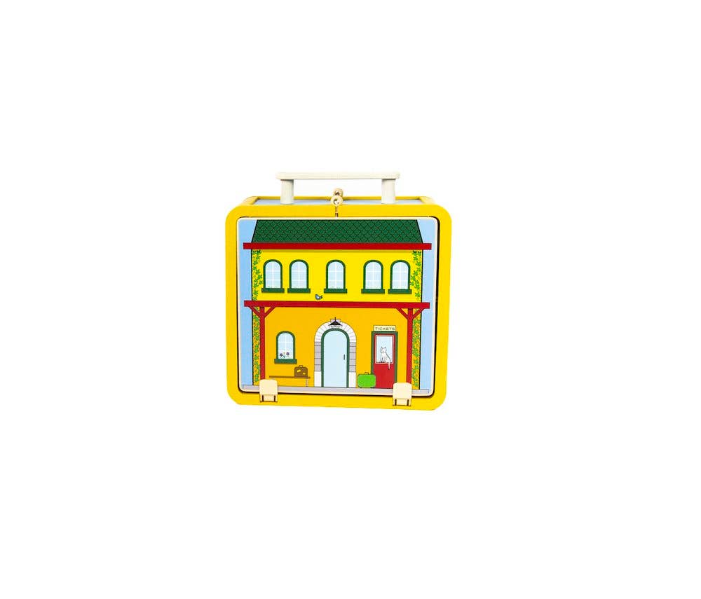 Train Station Suitcase