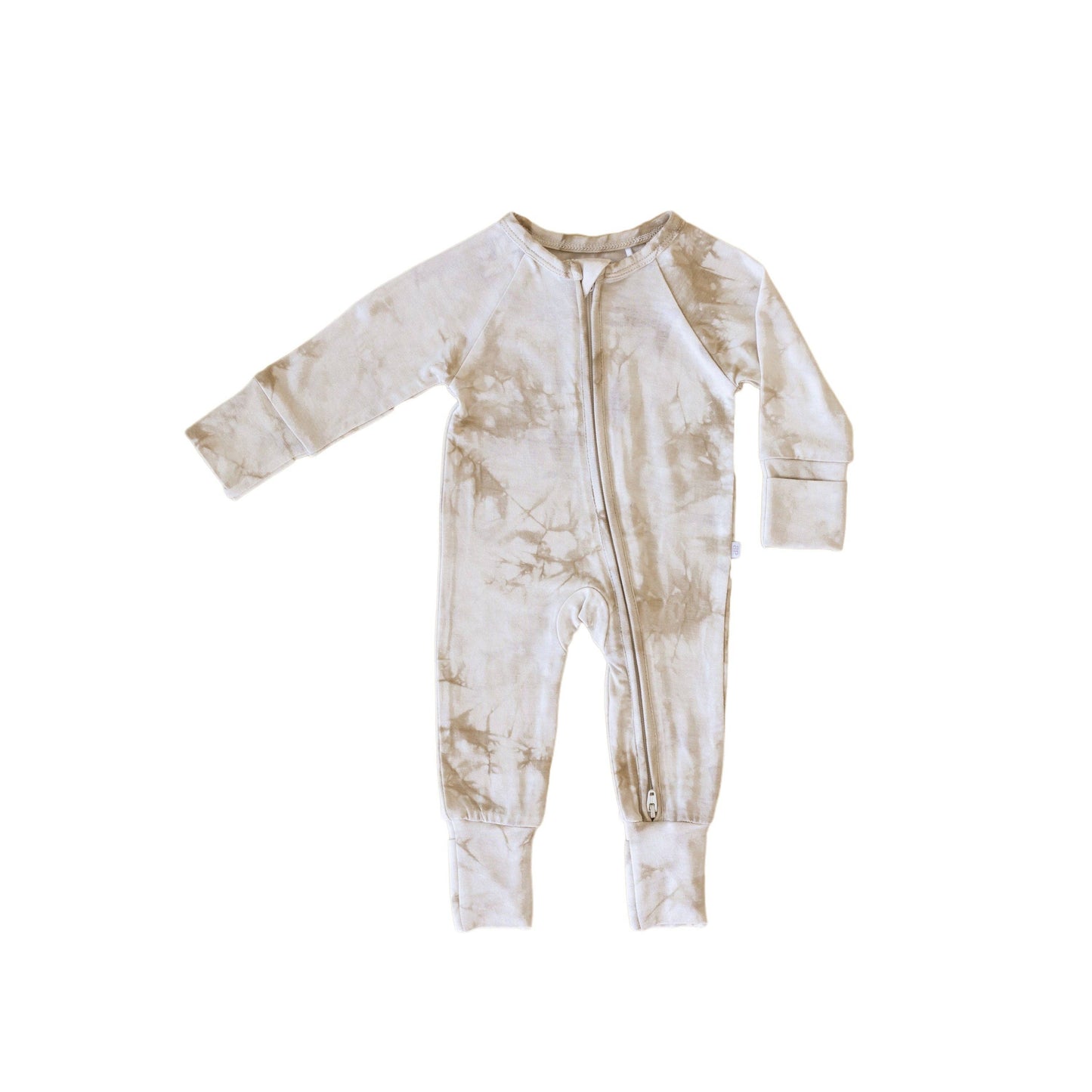 Tie Dye Zip Romper (Bamboo)