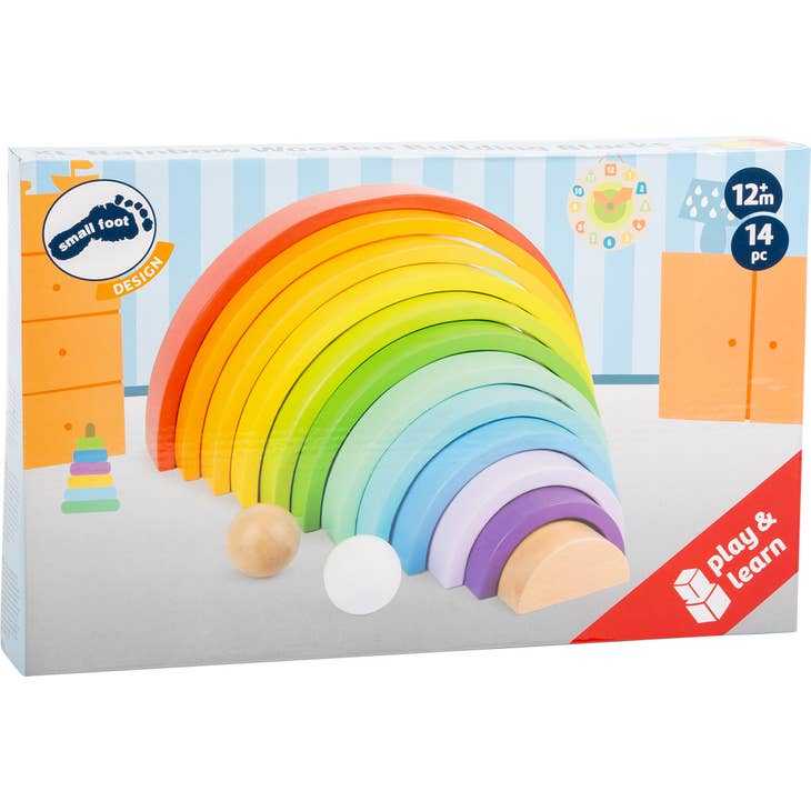 XL Wooden Rainbow Playset