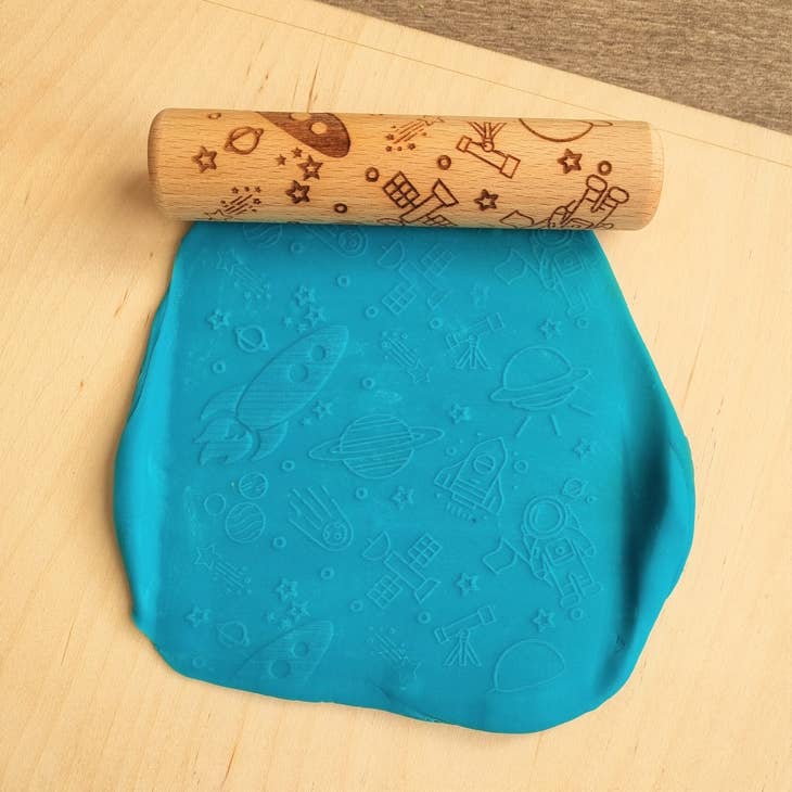 Wooden Hand Dough Roller Space