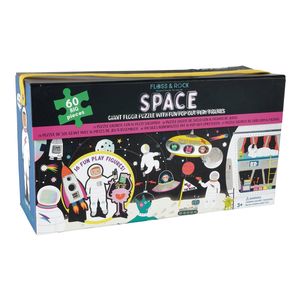 60pc Giant Floor Puzzle with Pop Out Pieces - Space