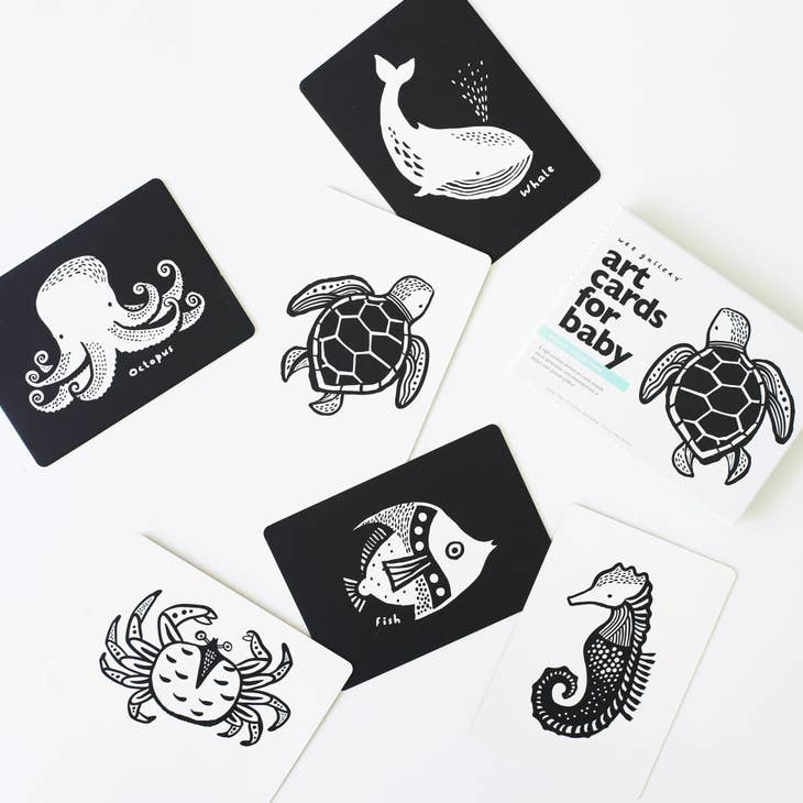Ocean Newborn Art Cards