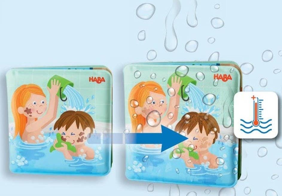 Paul and Pia Magic Color Changing Wash Away Bath Book