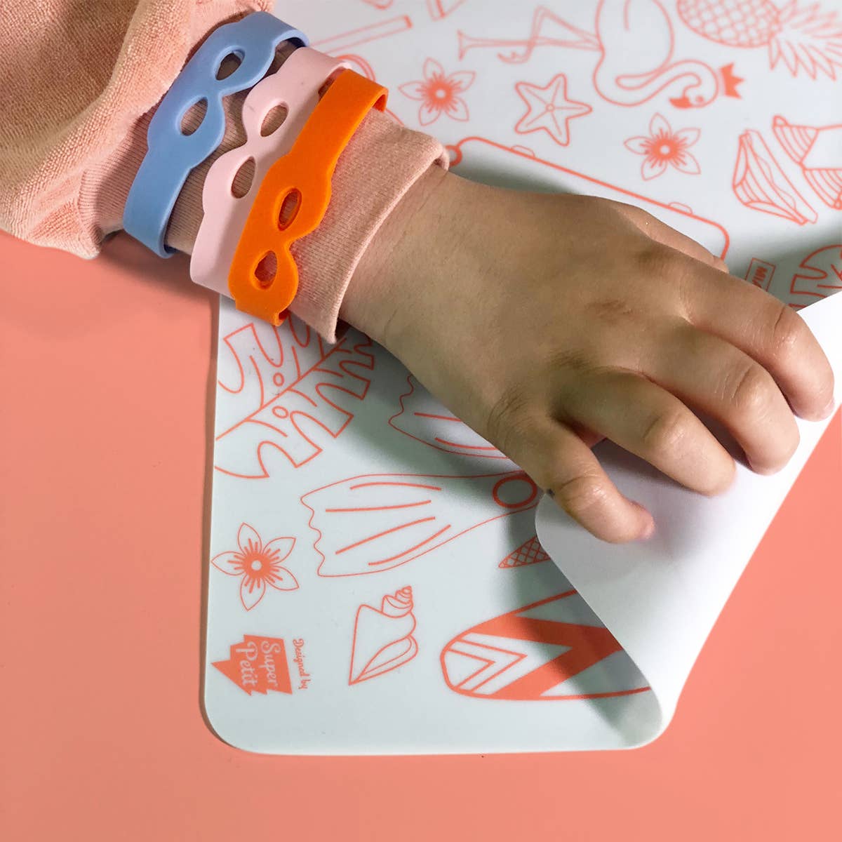 Mini Silicone Coloring Mat (reversible)