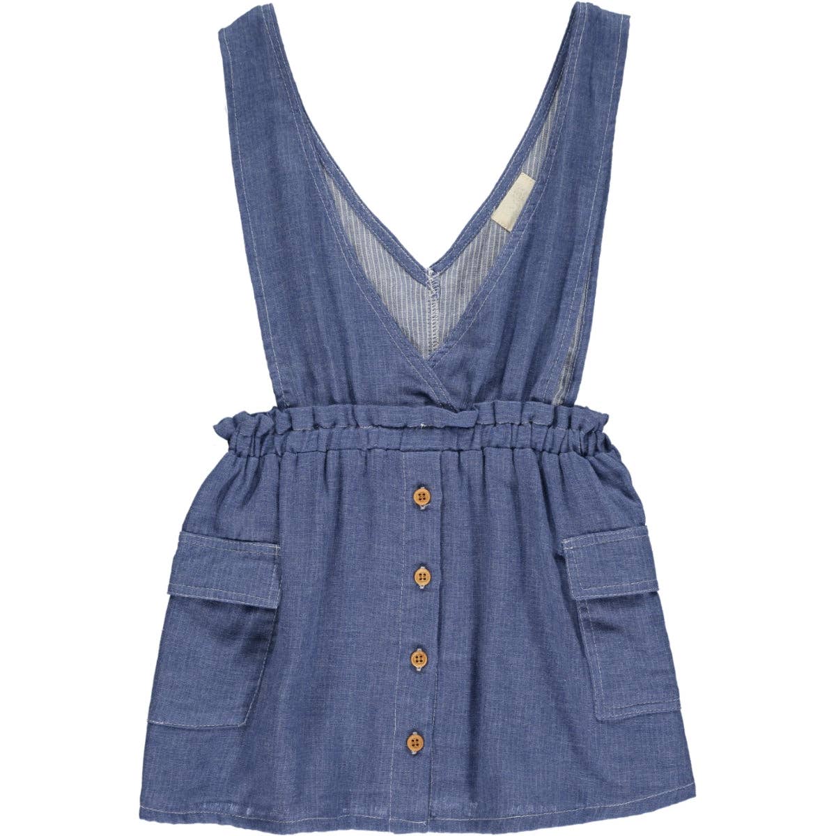 Navy Overall Dress