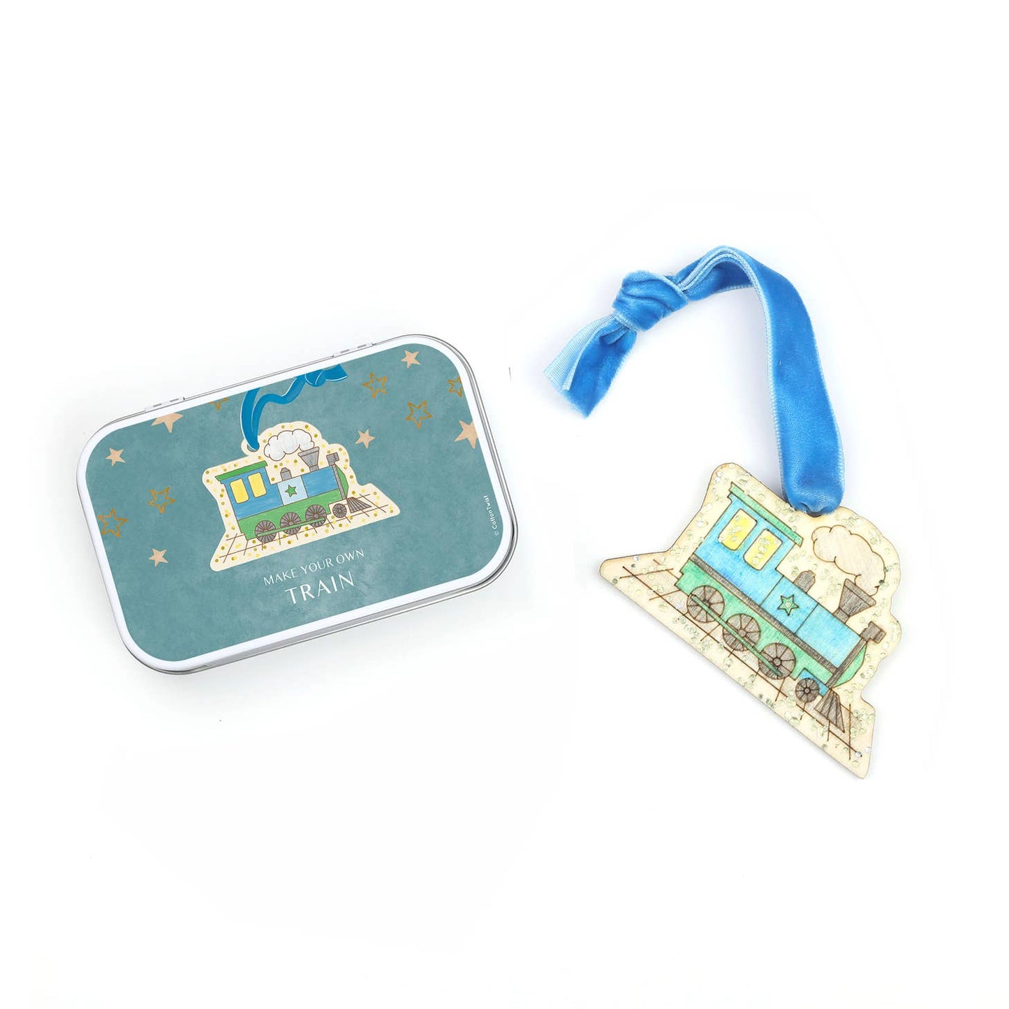 Decorate your Vintage Train Ornament