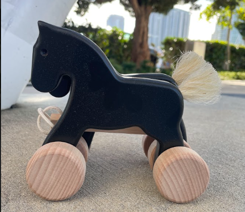 Jumping Horses Pull Toy