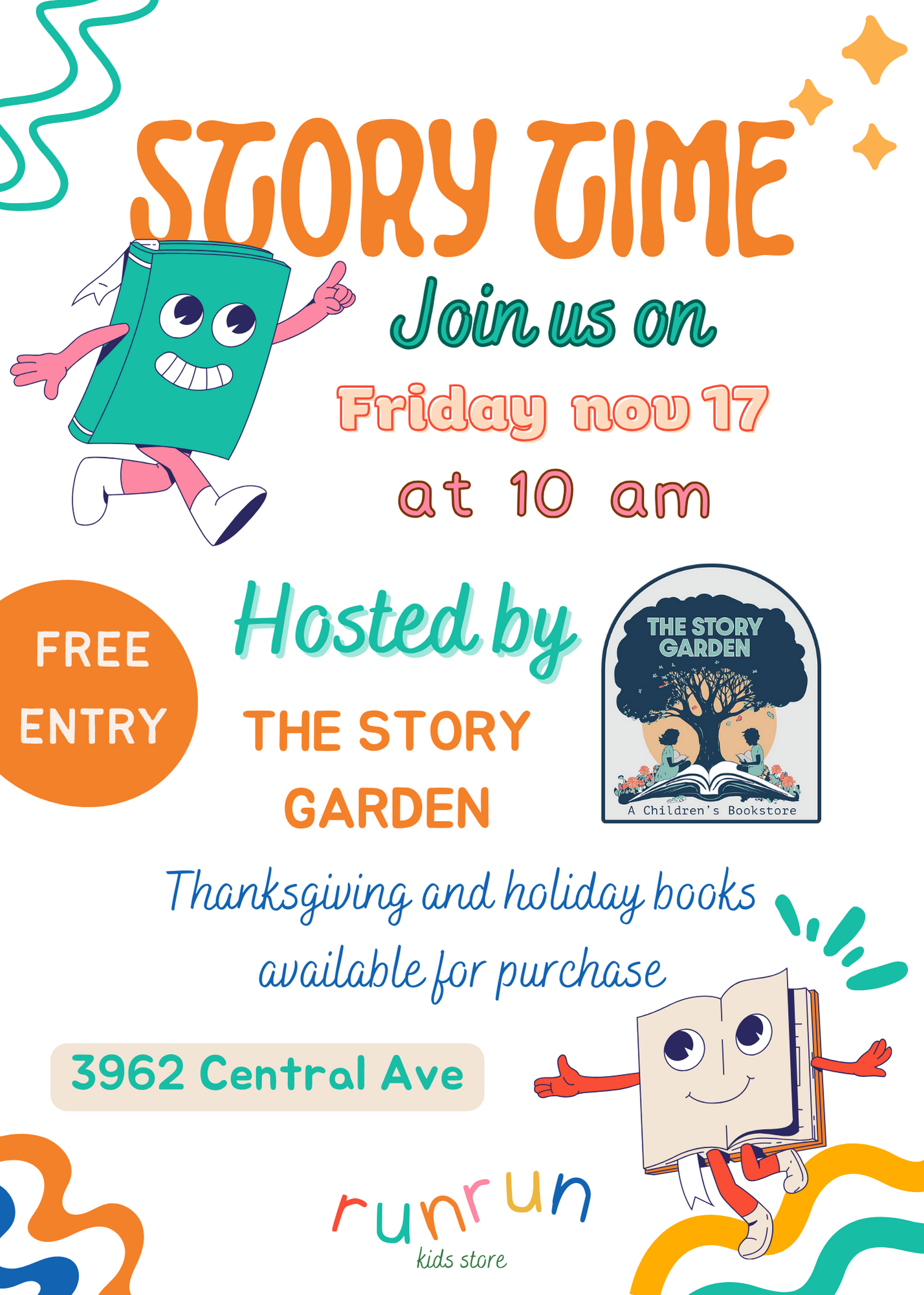 Story Time with The Story Garden Bookstore