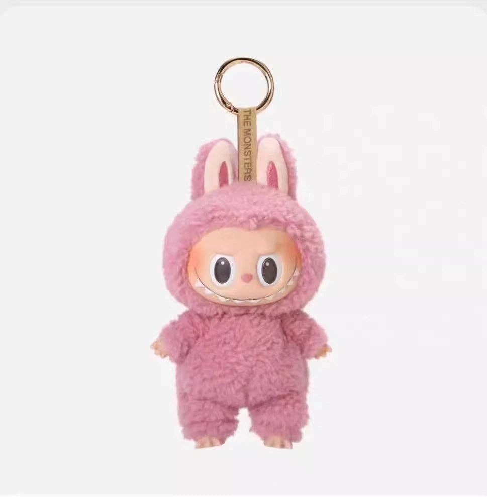Labubu Figure Toy Keychain:  Pink