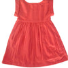 Coral Heart Gathered Dress: 18-24 month