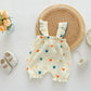 Ruffle Strap Heart Romper