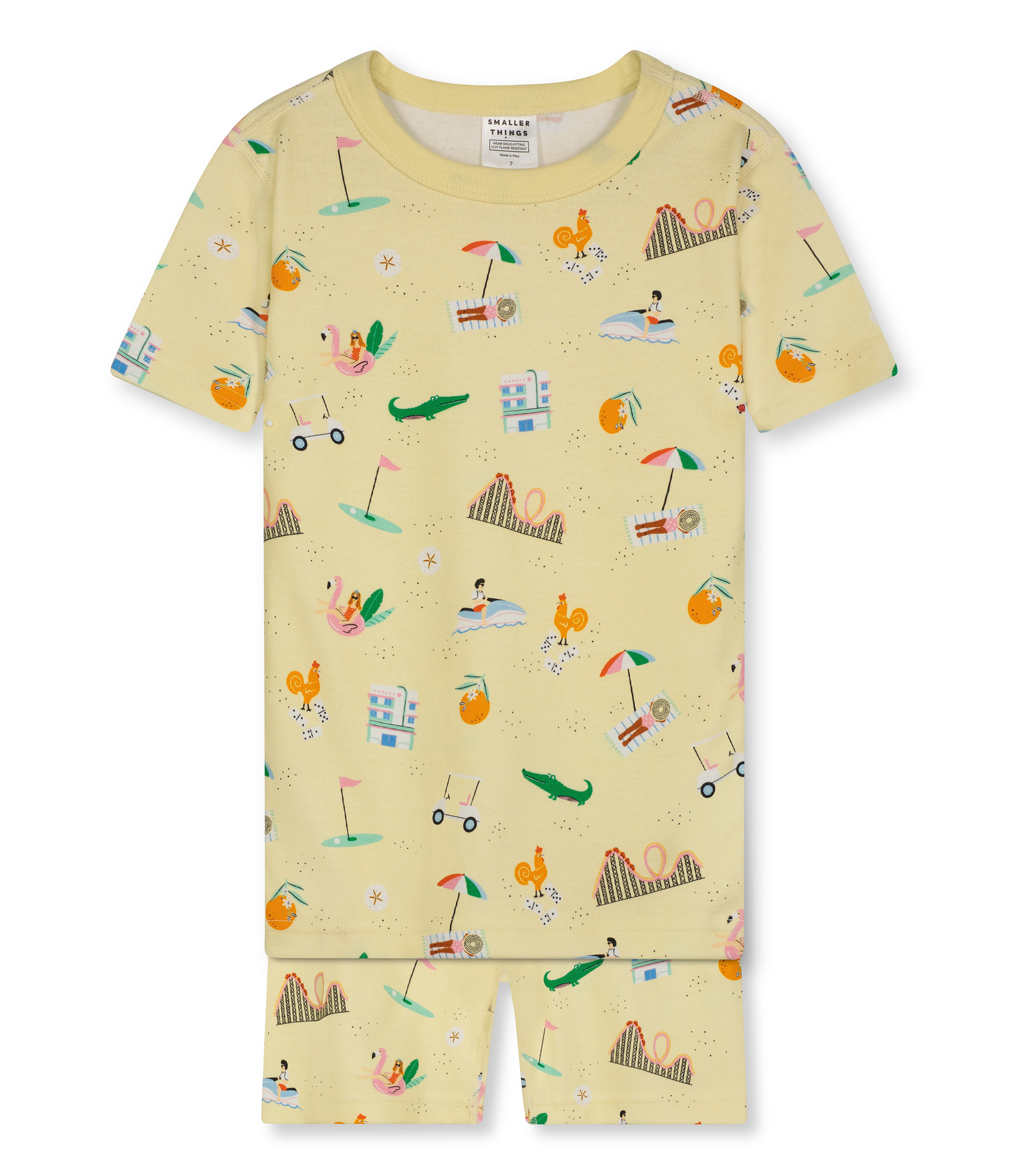 Goodnight, Florida Short Pajamas Set  🍊: 4