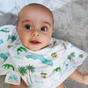 Baby Burp Cloth and Wraparound Bib Florida Baby