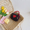 Children Girl Fashion Heart Pattern Mini One-Shoulder Bags Accessories: White / Average Size (0-12Y)