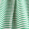 Baby Striped Pattern Casual Round Neck T Shirt Outfits: Blue / 120 (5-7Y)