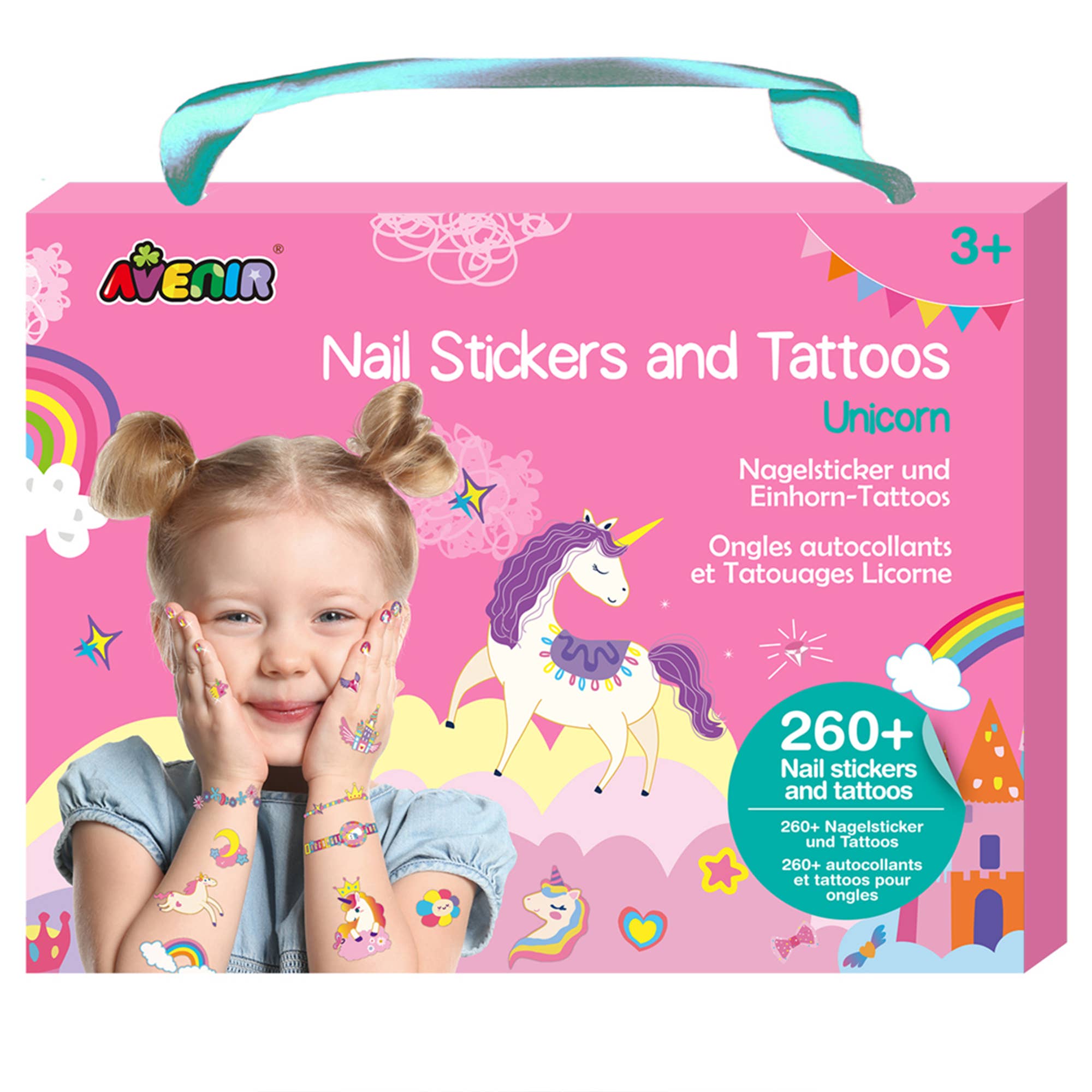 Avenir - Nail Stickers And Tattoos UNICORNS