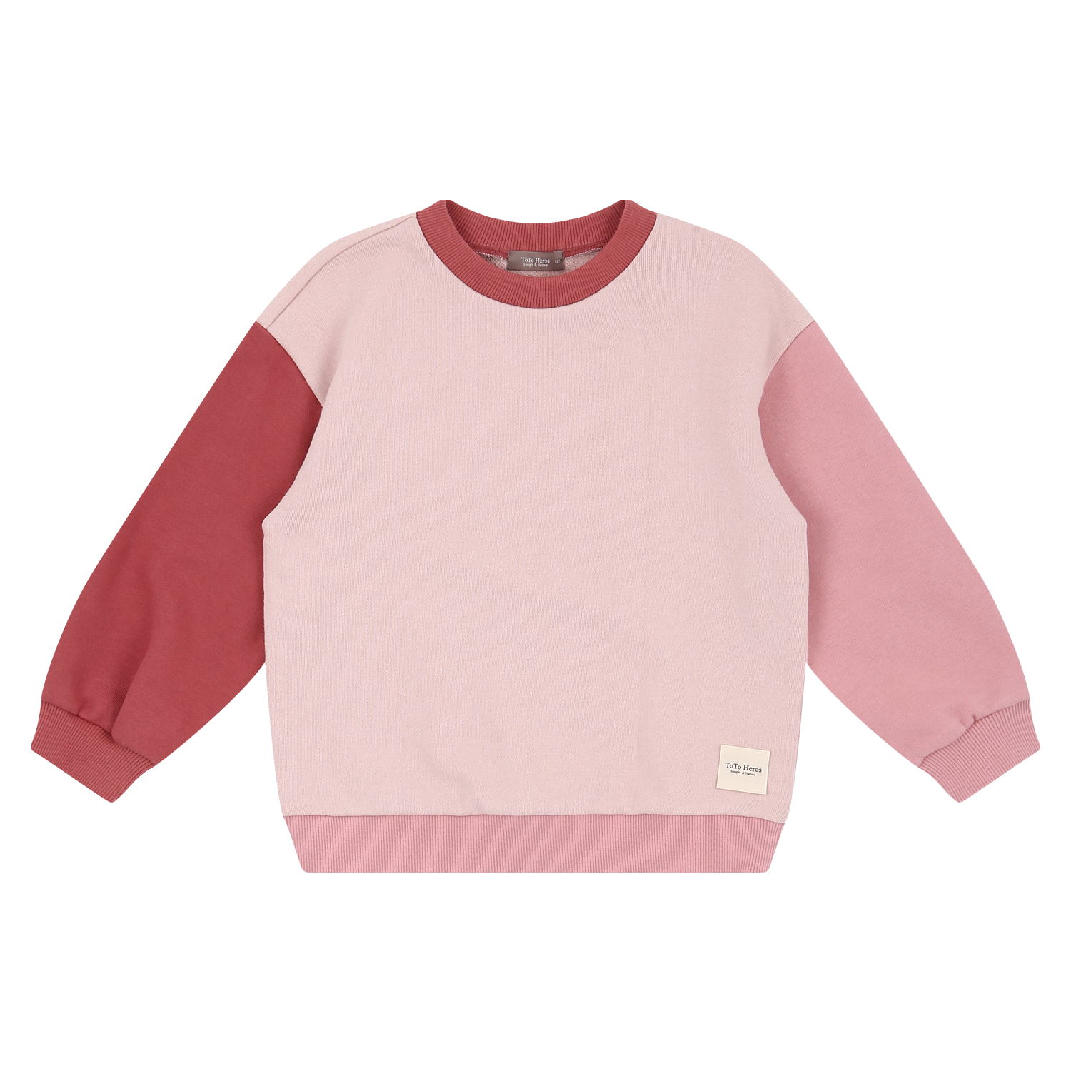 Block Sweatshirt-Pink